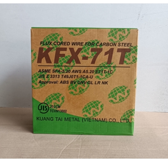 DÂY HÀN BẰNG THÉP CARBON CÓ BỌC THUỐC KFX-71T